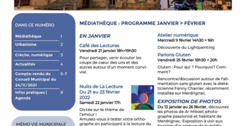 Merdrignac Express de décembre 2021 mensuel de la mairie de Merdrignac