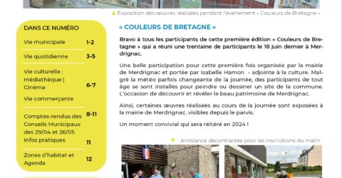 Couverture Merdrignac Express 210 Juillet Août 2023