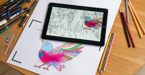 Atelier numérique Blinbook à la médiathèque de Merdrignac