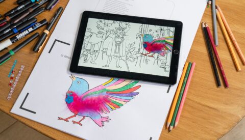 Atelier numérique Blinbook à la médiathèque de Merdrignac