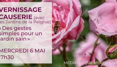 Causerie vernissage Jardins de la Peignie