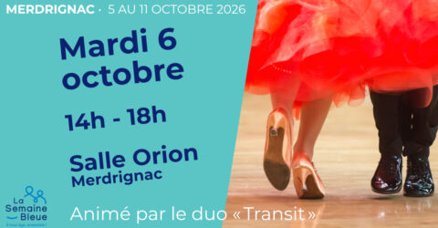 Thé dansant semaine bleue Merdrignac